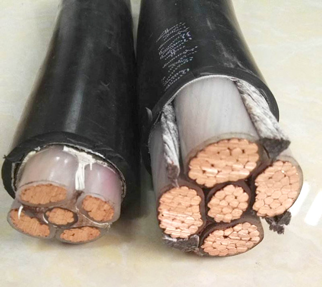 冠纜國標電纜，廣東國標電纜（YJV 4+1）